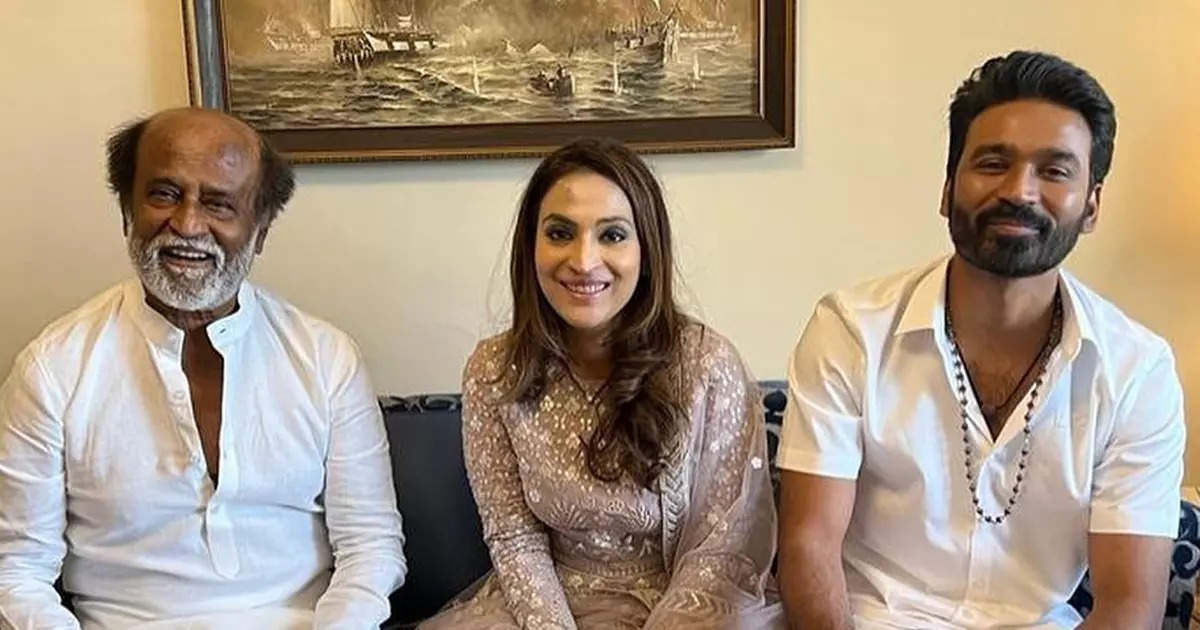 सम्बन्ध विच्छेद गरेका छोरी-ज्वाइँ फकाउँदै रजनीकान्त